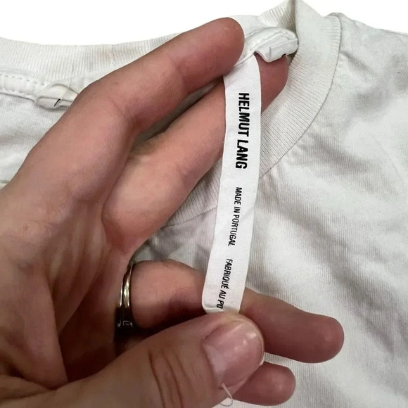 Helmut Lang White Paris Taxi T-shirt S - Picture 6 of 8